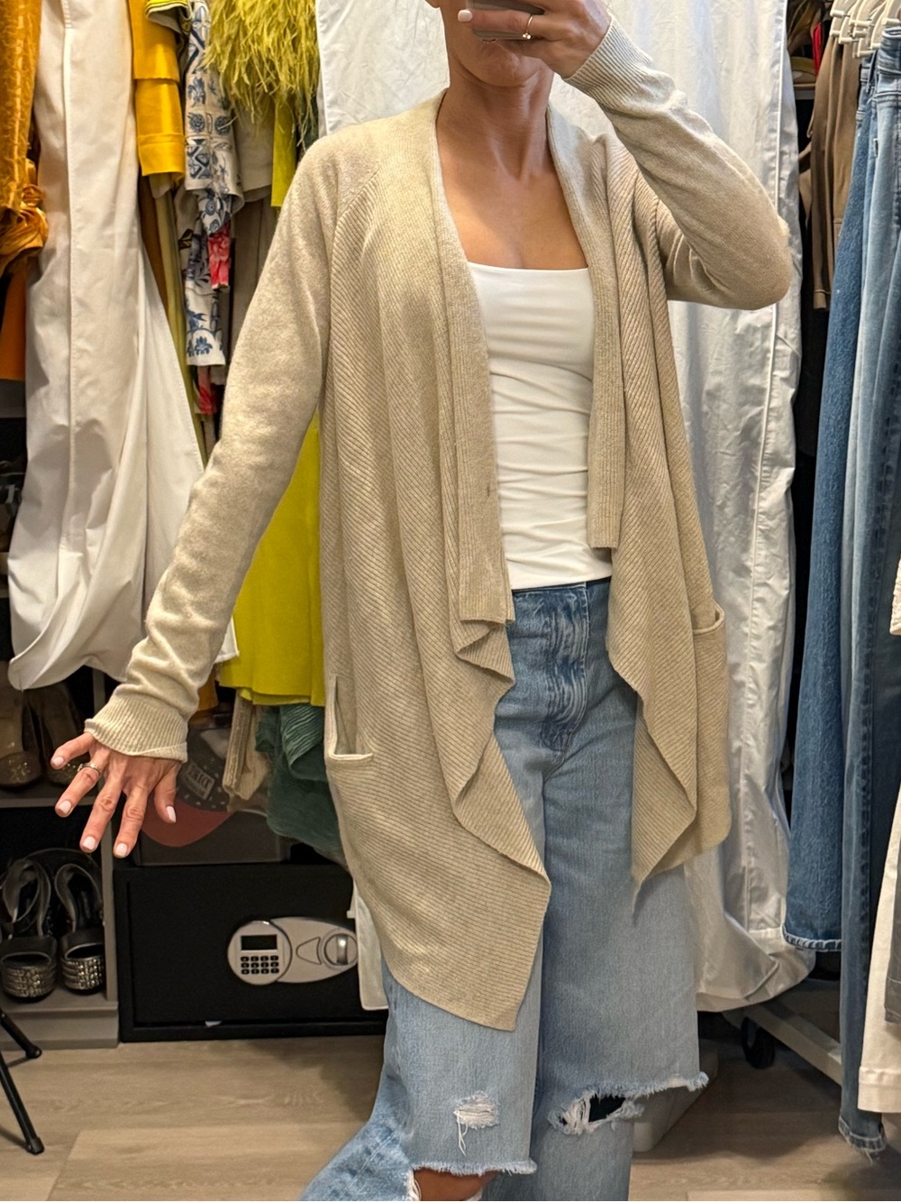 Vince 100% Cashmere Cardigan with pockets